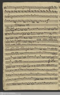 Partition viole de gambe, Symphony en G major, G major, Rosetti, Antonio