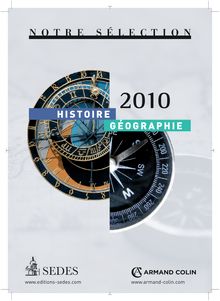 Catalogue Histoire Géographie - NOTRES É LECTION HISTOIRE GÉOGRAPHIE