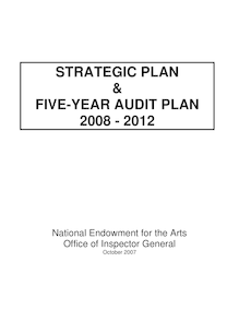 Strategic Plan and Five Year Audit Plan 2008-2012
