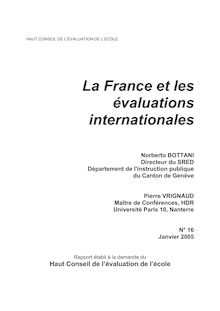 La France et les évaluations internationales
