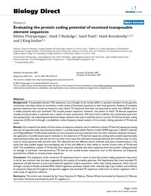 Evaluating the protein coding potential of exonized transposable element sequences