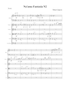 Partition complète, Naama Fantasia n.2, Galperin, Mihael