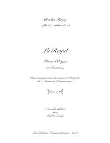 Partition complète, La Royal - Pièce d Orgue, D major, Piroye, Charles