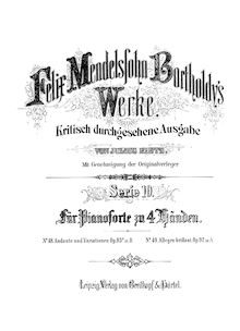 Partition complète (filter), Andante und Variationen, Mendelssohn, Felix