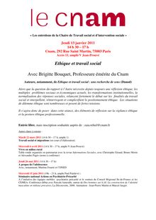 PDF - 31.3 ko - Ethique et travail social Avec Brigitte Bouquet ...