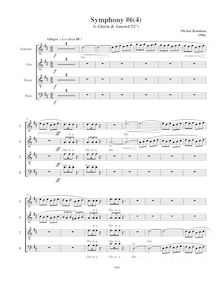 Partition I, Gloria, Amen, Symphony No.6  Magnificat , D major, Rondeau, Michel par Michel Rondeau