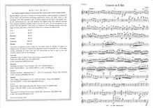 Partition parties complètes, corde quintette, Op.5 No.1, E? major