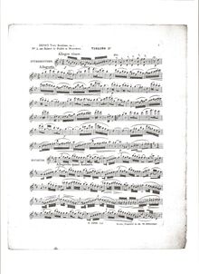 Partition No.2 (violon 1), 3 Rondinos, Trois Rondinos, Ernst, Heinrich Wilhelm