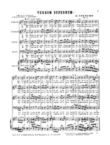 Partition complète, Salut pour les double majeur et mineur, Op. 5