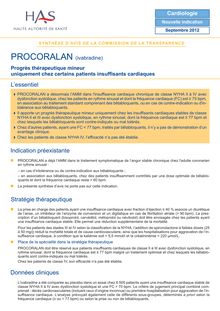 PROCORALAN - Synthèse d avis PROCORALAN - CT12097