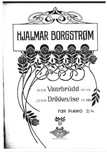 Partition complète, 2 Piano pièces, Op.18, Borgstrøm, Hjalmar