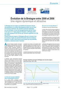 Évolution de la Bretagne entre 2000 et 2008 (Octant n°116)