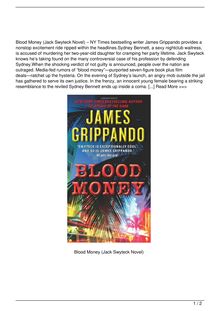 Blood Money Jack Swyteck Novel Movie Review