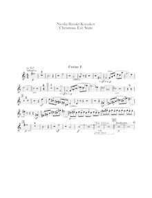 Partition cor 1, 2, 3, 4 (en F), Christmas Eve, Ночь перед Рождеством
