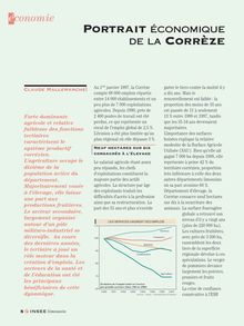 portrait économique de la Corrèze.