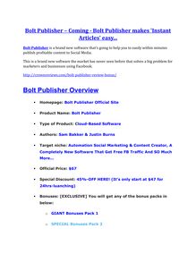 Bolt Publisher review pro-$15900 bonuses (free)