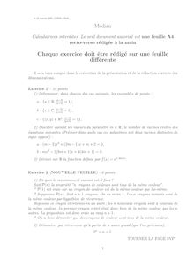 Techniques mathématiques pour les STI/STL 2006 Tronc Commun Université de Technologie de Belfort Montbéliard