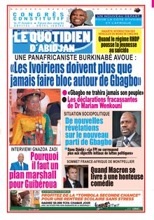 Le Quotidien d’Abidjan n°4035 - du Lundi 11 Octobre 2021