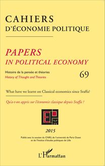 Cahiers d économie politique 69