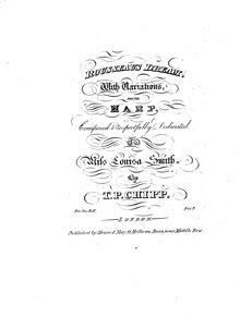 Partition complète, Rousseau s Dream, avec Variations pour harpe
