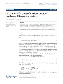 Oscillation of a class of the fourth-order nonlinear difference equations