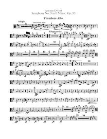 Partition Trombone 1, 2, 3 et Tuba (2 Copies), Symphony No.9, Symfonie č.9, Z nového světa, From the New World