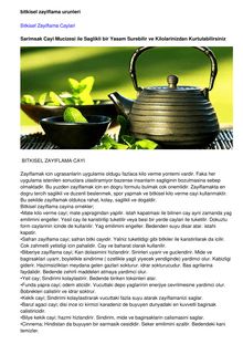 Bitkisel zayiflama garlic tea cayi