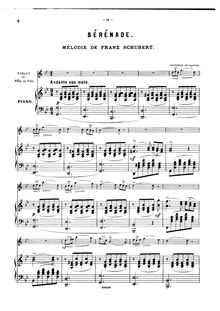 Partition de piano, Schwanengesang, Swan Song / Letztes Werk par Franz Schubert