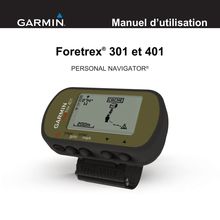 Notice GPS Garmin  Foretrex 401