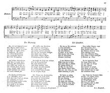Partition complète, Die Hofnung, E♭ major, Weyse, Christoph Ernst Friedrich
