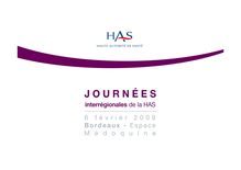 Vidéo - Journée interrégionale de Bordeaux  Introduction