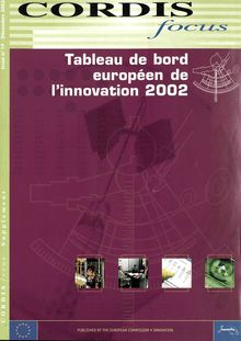 Tableau de bord européen de l innovation 2002