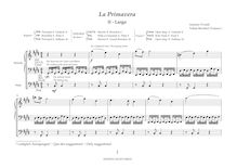 Partition complète, violon Concerto en E major, RV 269, La primavera (Spring) from Le quattro stagioni (The Four Seasons) par Antonio Vivaldi
