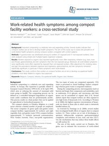 Work-related health symptoms among compost facility workers: a cross-sectional study