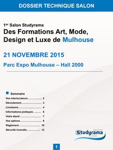 2015 - Mulhouse Art, Mode, Design et Luxe - DT 
