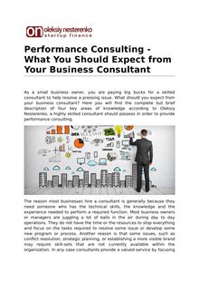 What You Should Expect from Your Business Consultant