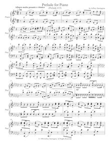 Partition complète, Piano Prelude No.15, Harrington, Jeffrey Michael