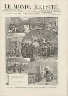 LE MONDE ILLUSTRE  numéro 1532 du 07 août 1886