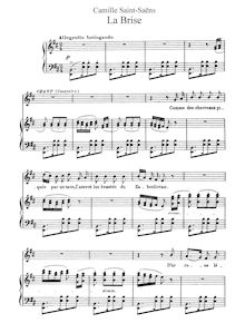 Partition complète, Mélodies Persanes, op.26, Saint-Saëns, Camille