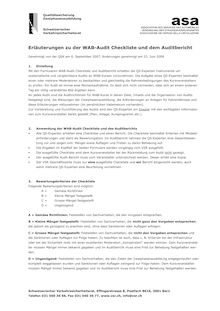 Erl-344uterungen zur Audit-Checkliste, 23.06.09