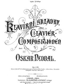 Partition complète, Variations on a Theme of Antonín Dvořák, Op.1