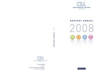 Conseil supérieur de l audiovisuel - Rapport annuel 2008