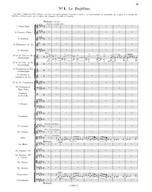 Partition , Le Bapteme, Le chant de la cloche, Op. 18, Indy, Vincent d 