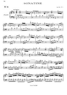 Partition complète (filter), Six sonates, Clementi, Muzio