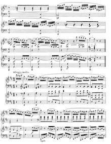 Partition , Allegro molto, Sonata pour Two Pianos, D major, Mozart, Wolfgang Amadeus