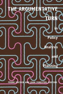 Argumentative Turn in Policy Analysis and Planning