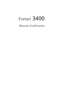 Notice Ordinateur portable Acer  Ferrari 3400
