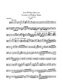 Partition altos, Castor et Pollux (), Rameau, Jean-Philippe