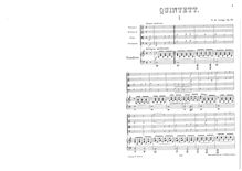 Partition complète et parties, Piano quintette, Op.65