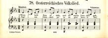 Partition complète, Wenn i halt frua afsteh, Folk Songs, Austrian